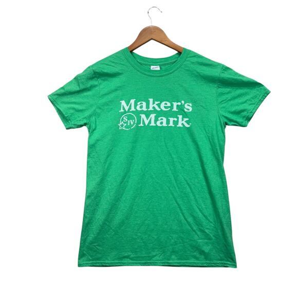 Gildan Other - Maker's Mark Bourbon Tee Blantons T Shirt Buffalo Trace Green Alcohol KY sz M